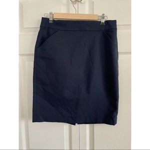 J. Crew Navy Skirt W/ Pockets